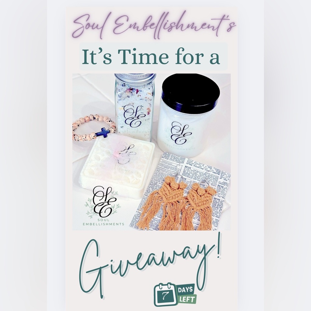 Soul Embellishment’s 7th Year Posh-Anniversary Giveaway: Follow, Like, Tag